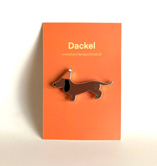 Karin Lena Schmid - Pin "Dackel" (5 Stück)
