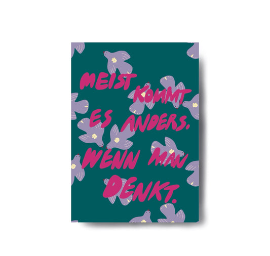 Karin Lena Schmid - Postkarte "…anders, wenn man denkt" (5 Stück)
