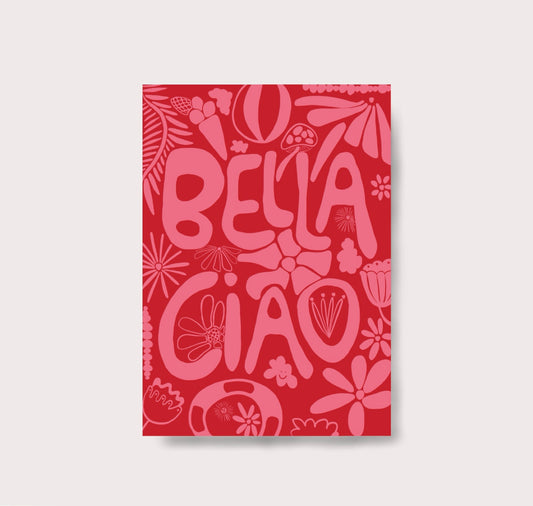 Karin Lena Schmid - Postkarte "Bella Ciao" (5 Stück)