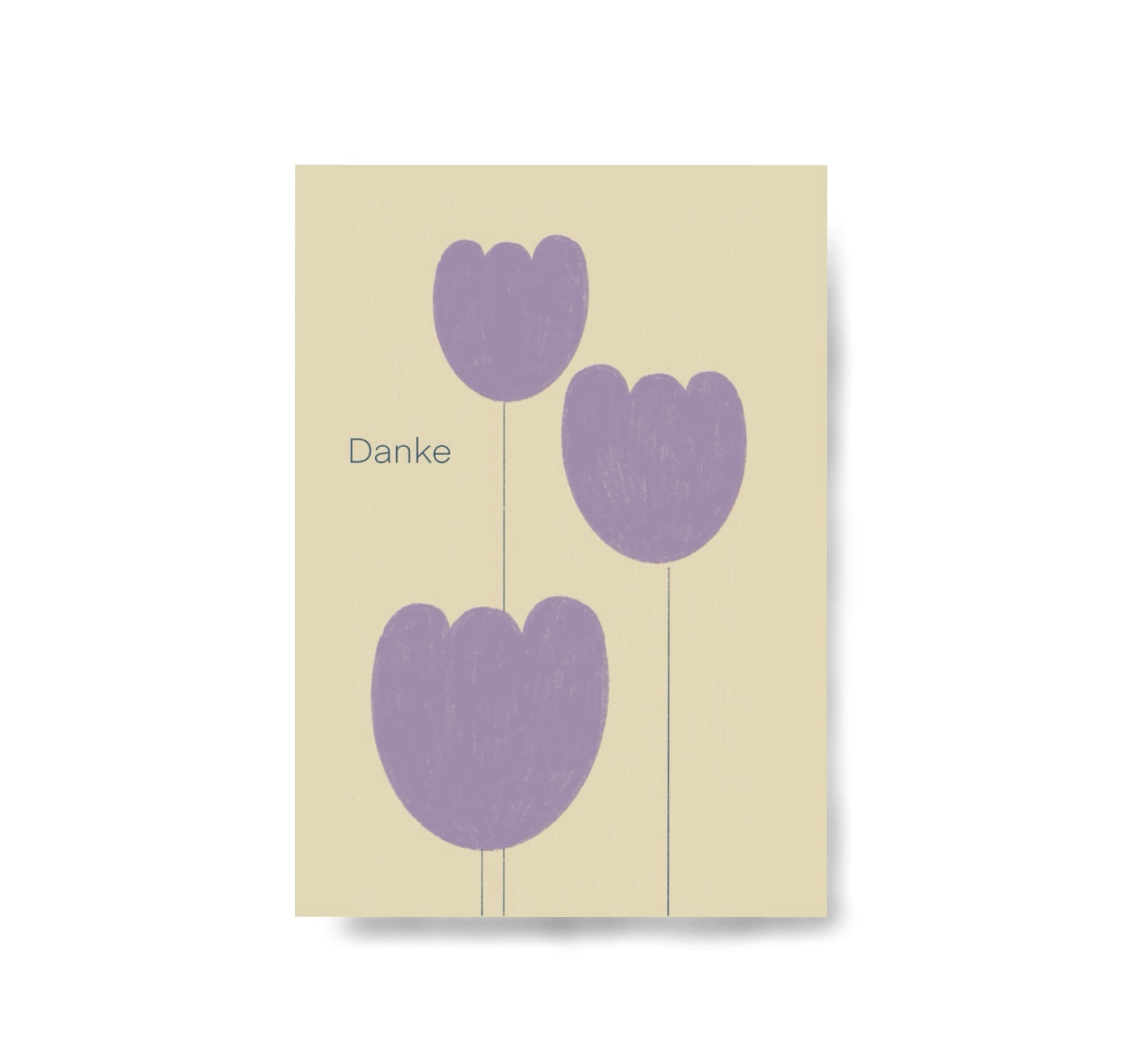 Karin Lena Schmid - Postkarte "Blumiges Danke" (5 Stück)