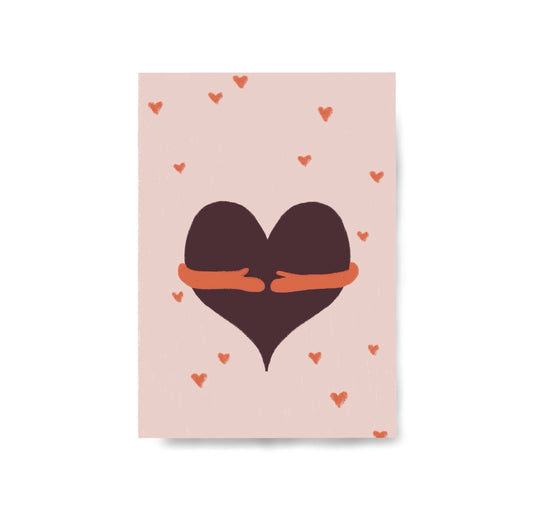 Karin Lena Schmid - Postkarte "Selbstliebe" (5 Stück)