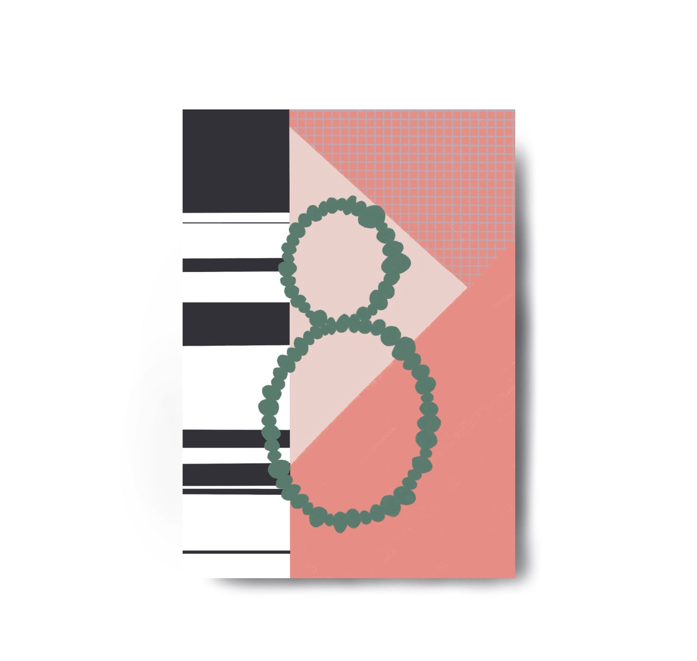 Karin Lena Schmid - Postkarte "Zahlen" (5 Stück)