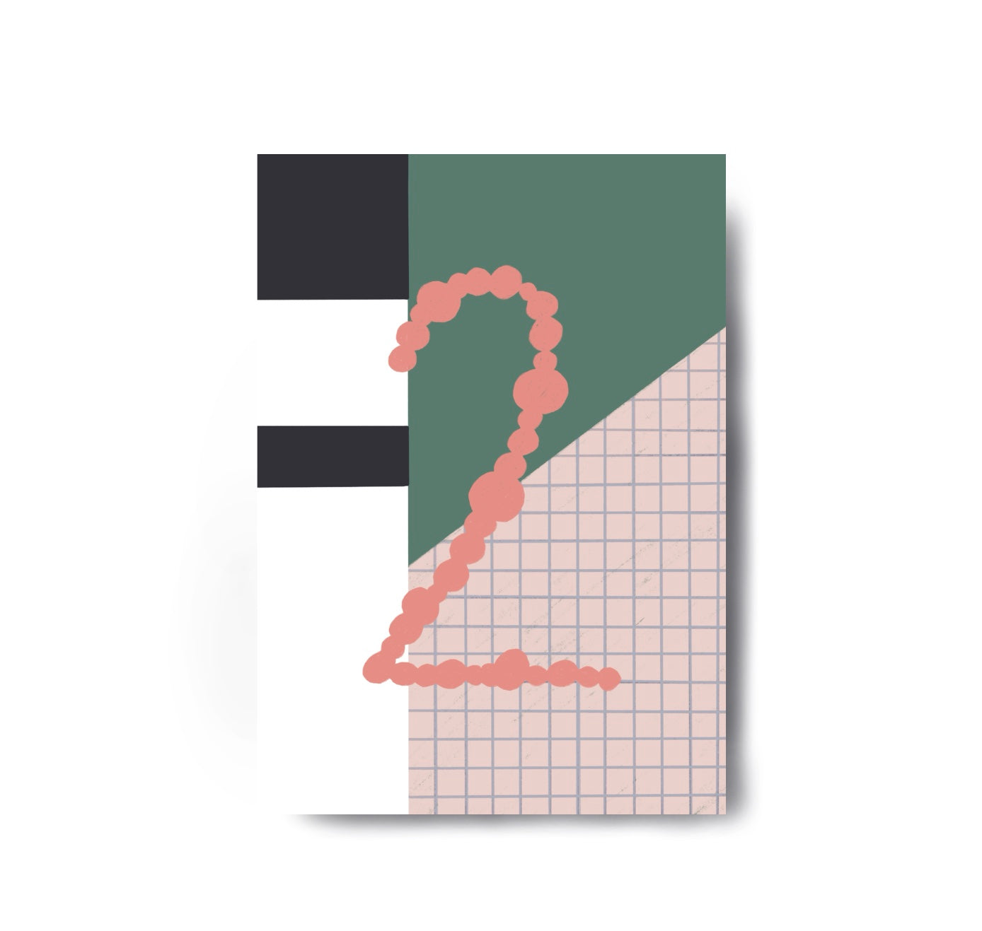 Karin Lena Schmid - Postkarte "Zahlen" (5 Stück)