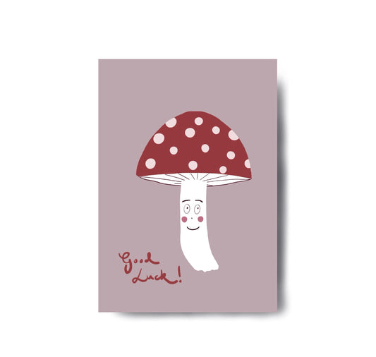 Karin Lena Schmid - Postkarte "Glückspilz" (5 Stück)