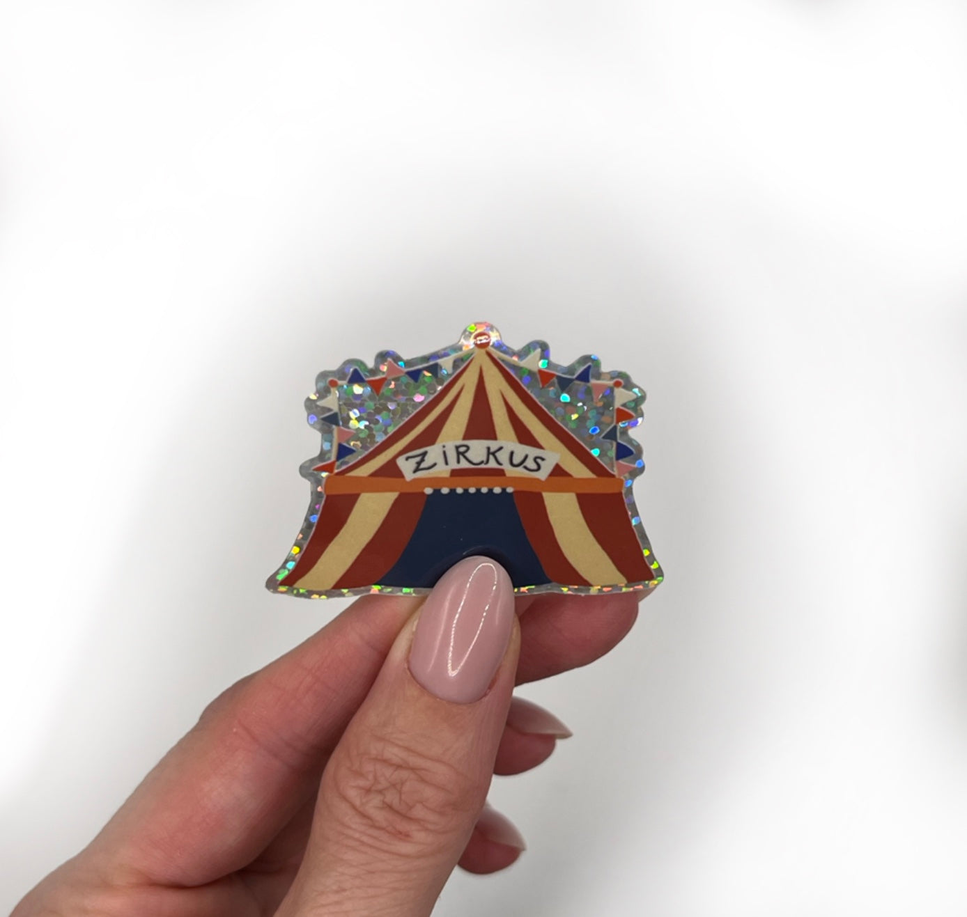 Karin Lena Schmid - Sticker "Zirkuszelt" (5 Stück)