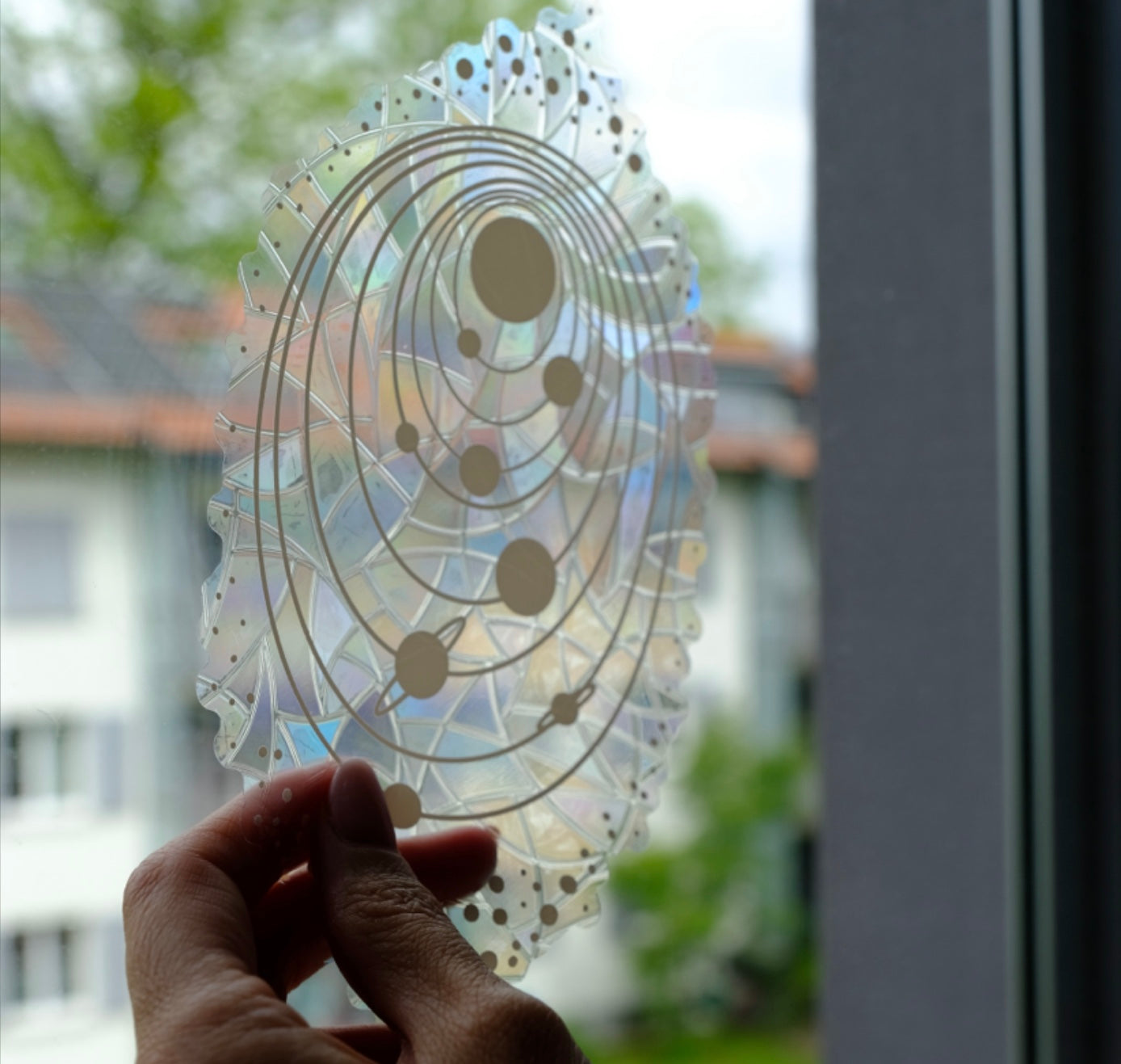 Karin Lena Schmid - Suncatcher "Sonnensystem" (5 Stück)