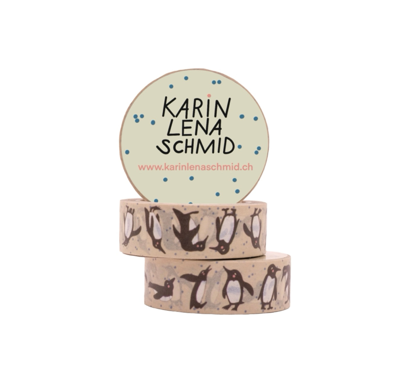 Karin Lena Schmid - Washitape „Pinguin" (5 Stück)