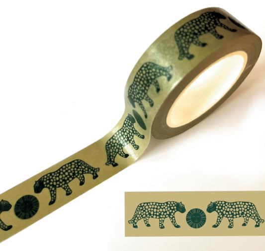 Karin Lena Schmid - Washitape „Leopard mit Sonne" (5 Stück)