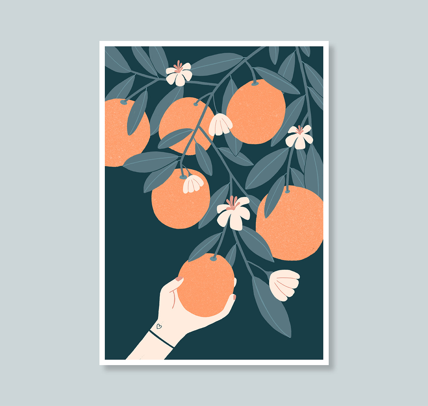 Carmen Saguer - Plakat "Orangenblüten" (5 Stück)