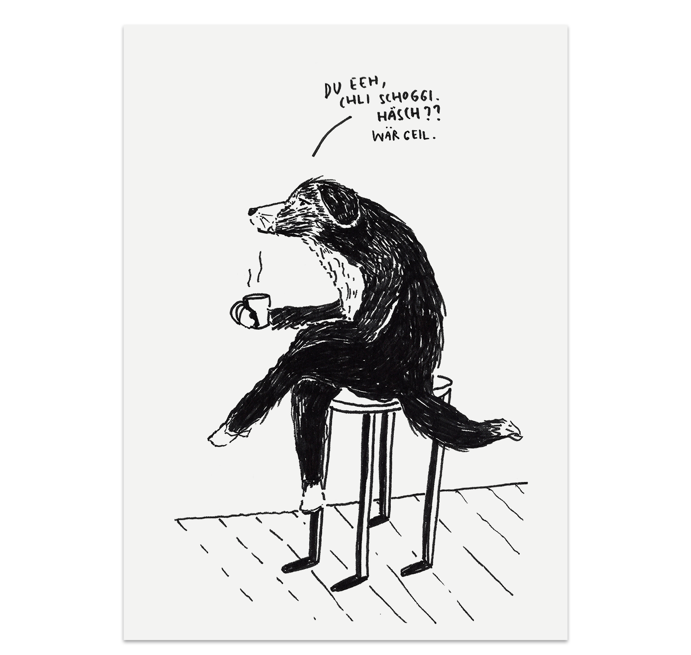 petrahilber - Postkarte "Hund" (5 Stück)