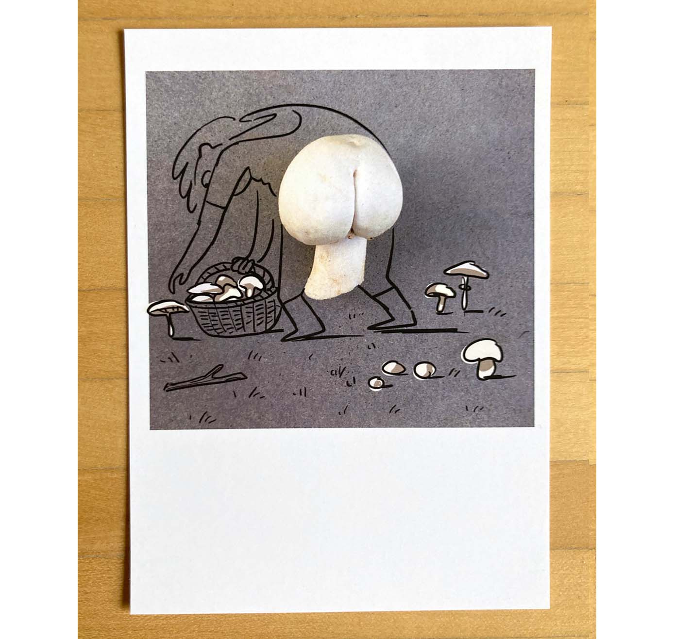 Rina Jost - Postkarte "Pilzfreuden" (10 Stück)