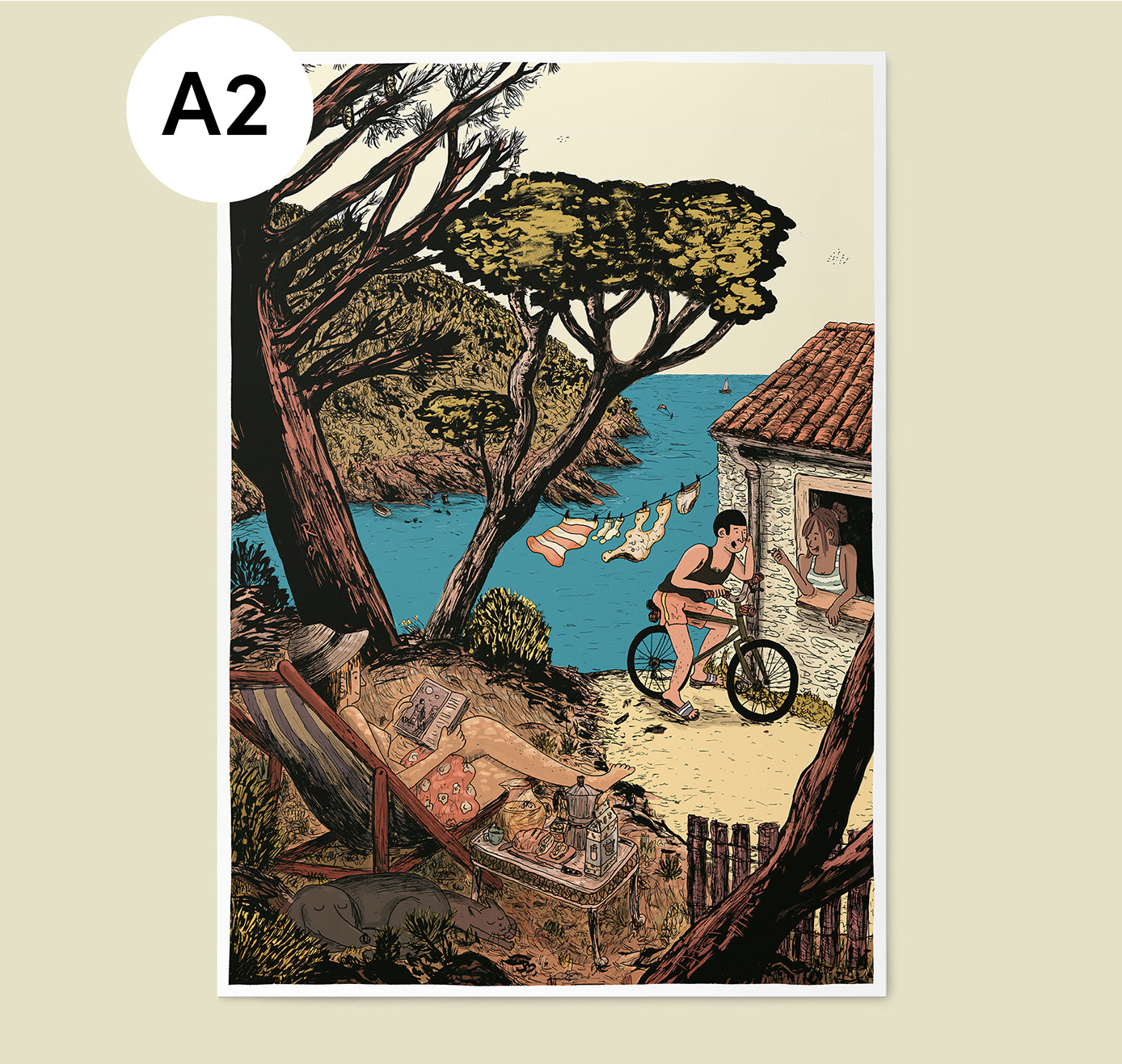 Hyperraumverlag - Plakat "Summer" A2 (5 Stück)