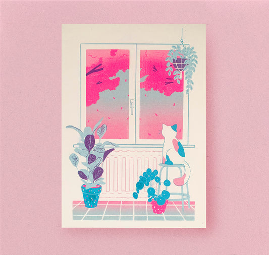 Laura LOW - Plakat "Window Sakura" (5 Stück)