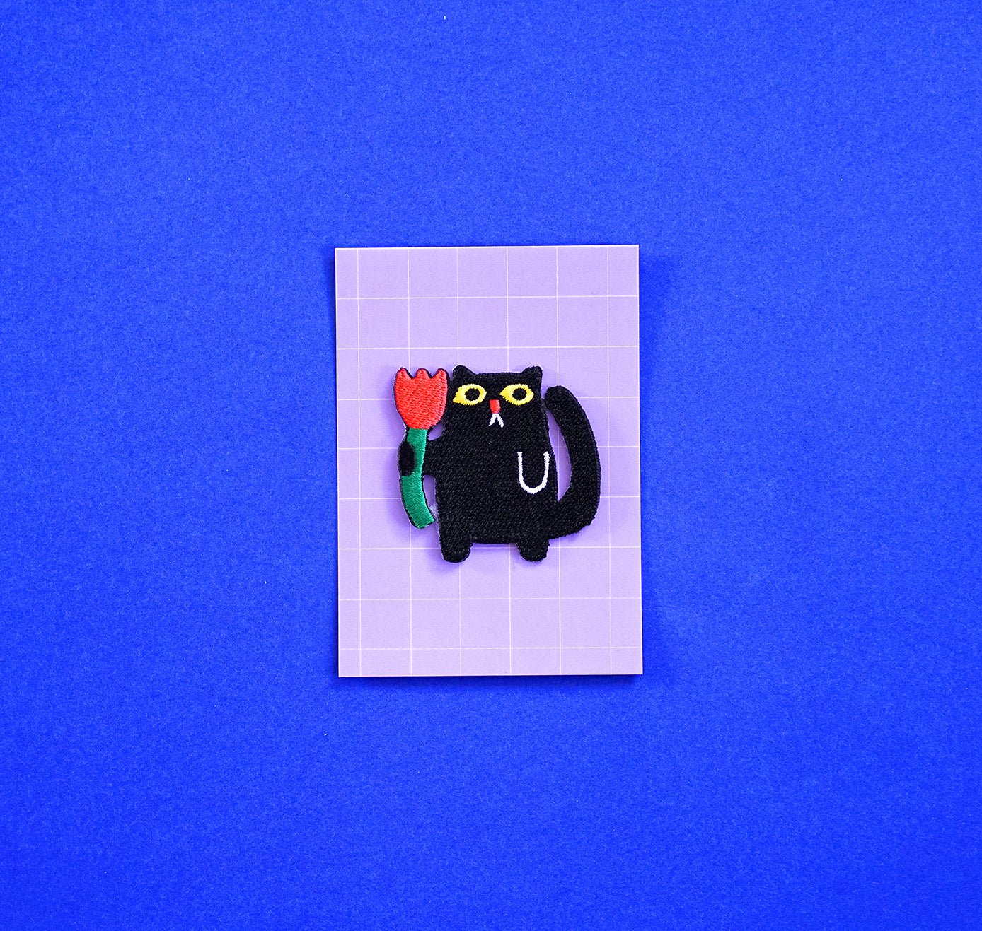 PAPAPATCH - Patch "Blumenkatze" (5 Stück)