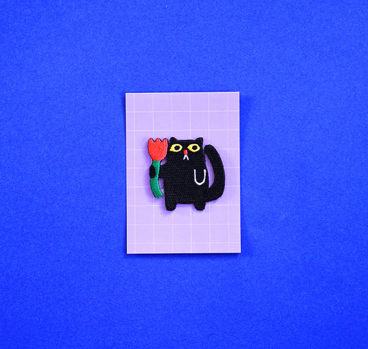 PAPAPATCH - Patch "Blumenkatze" (5 Stück)
