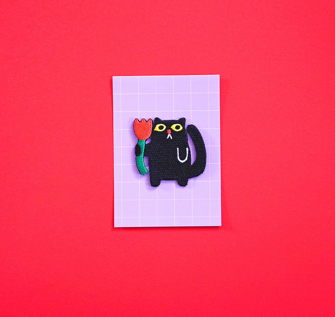 PAPAPATCH - Patch "Blumenkatze" (5 Stück)