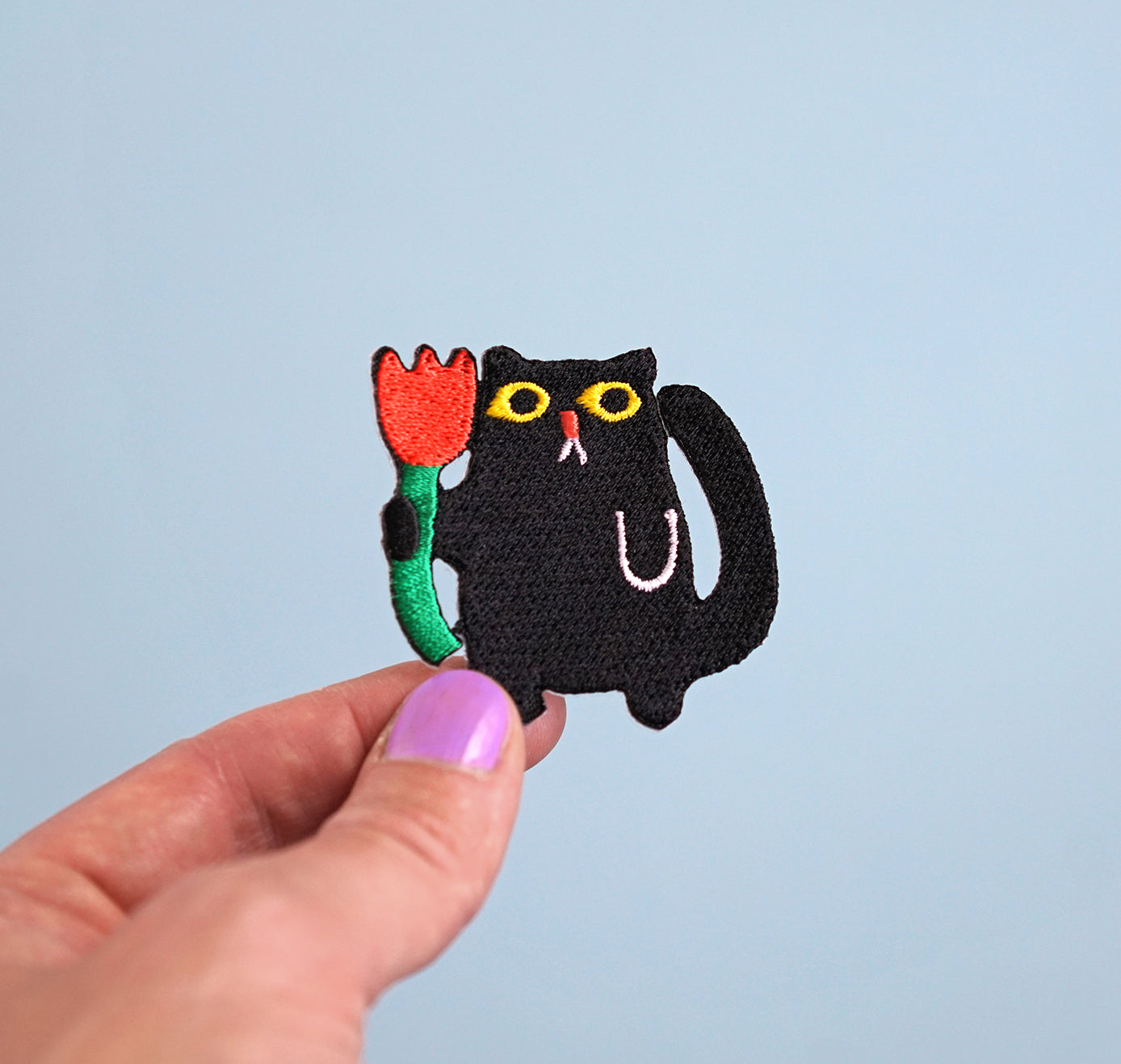 PAPAPATCH - Patch "Blumenkatze" (5 Stück)