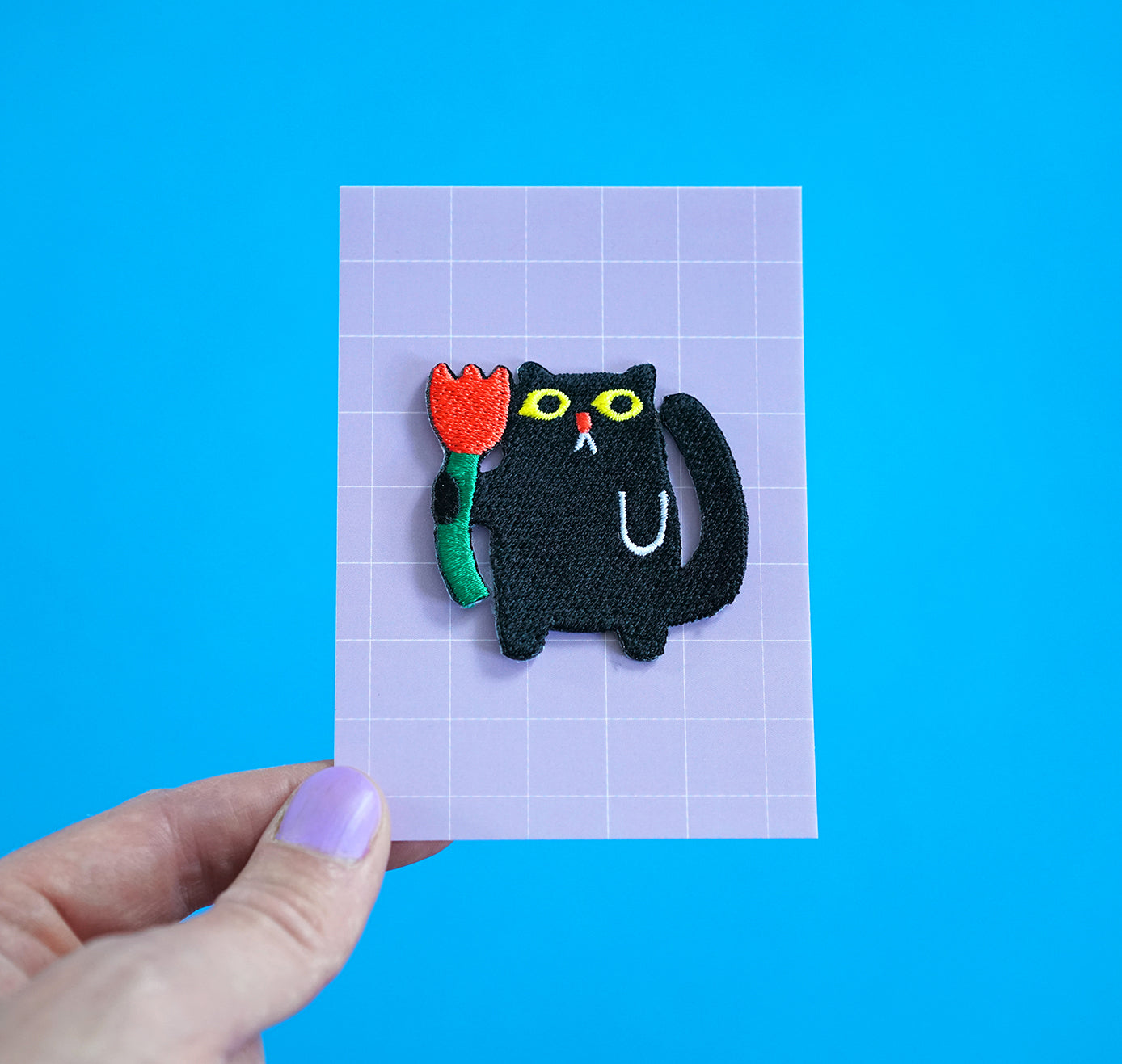 PAPAPATCH - Patch "Blumenkatze" (5 Stück)