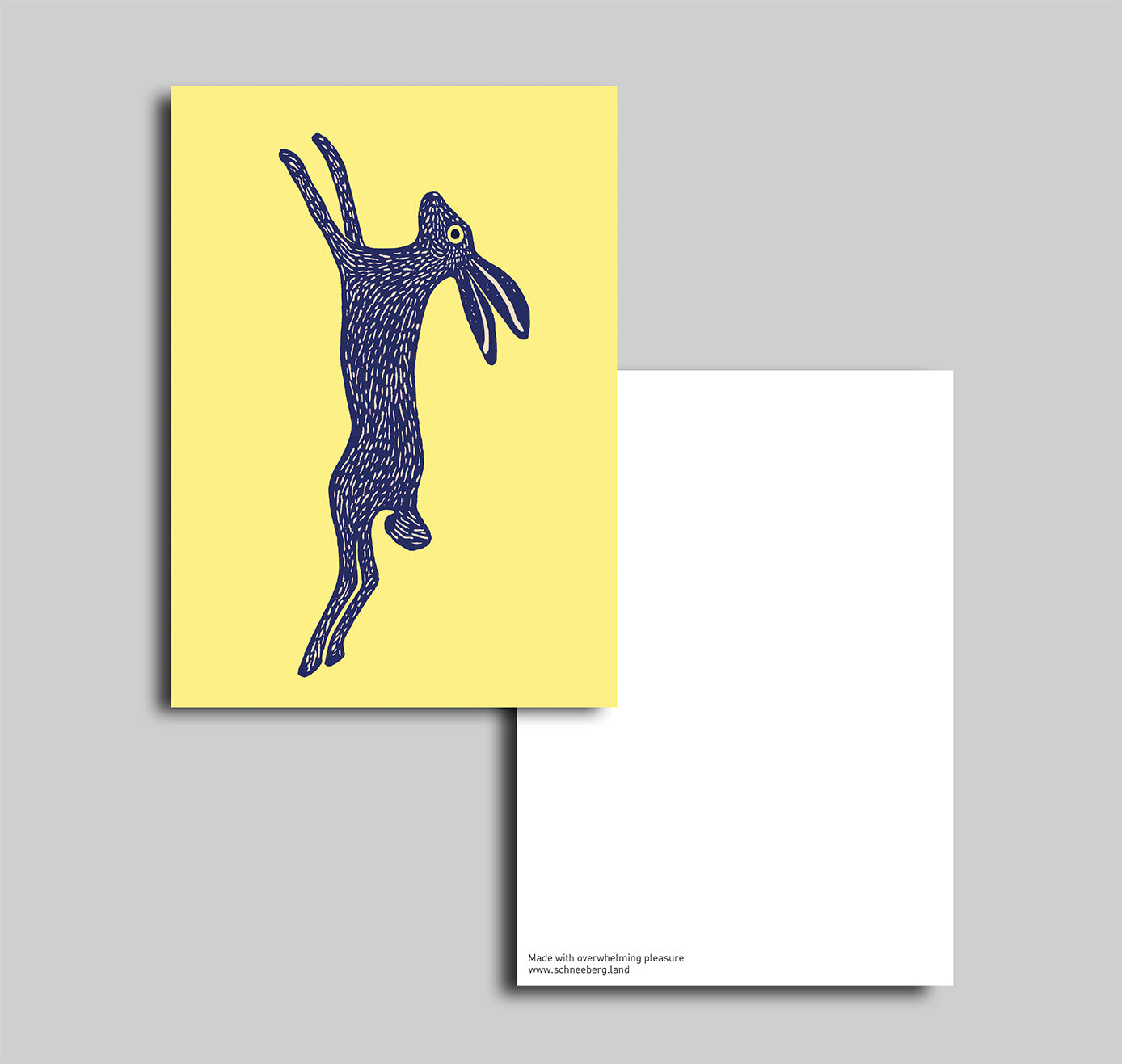 Anna-Lisa Schneeberger - Postkarte "Hase" (5 Stück)