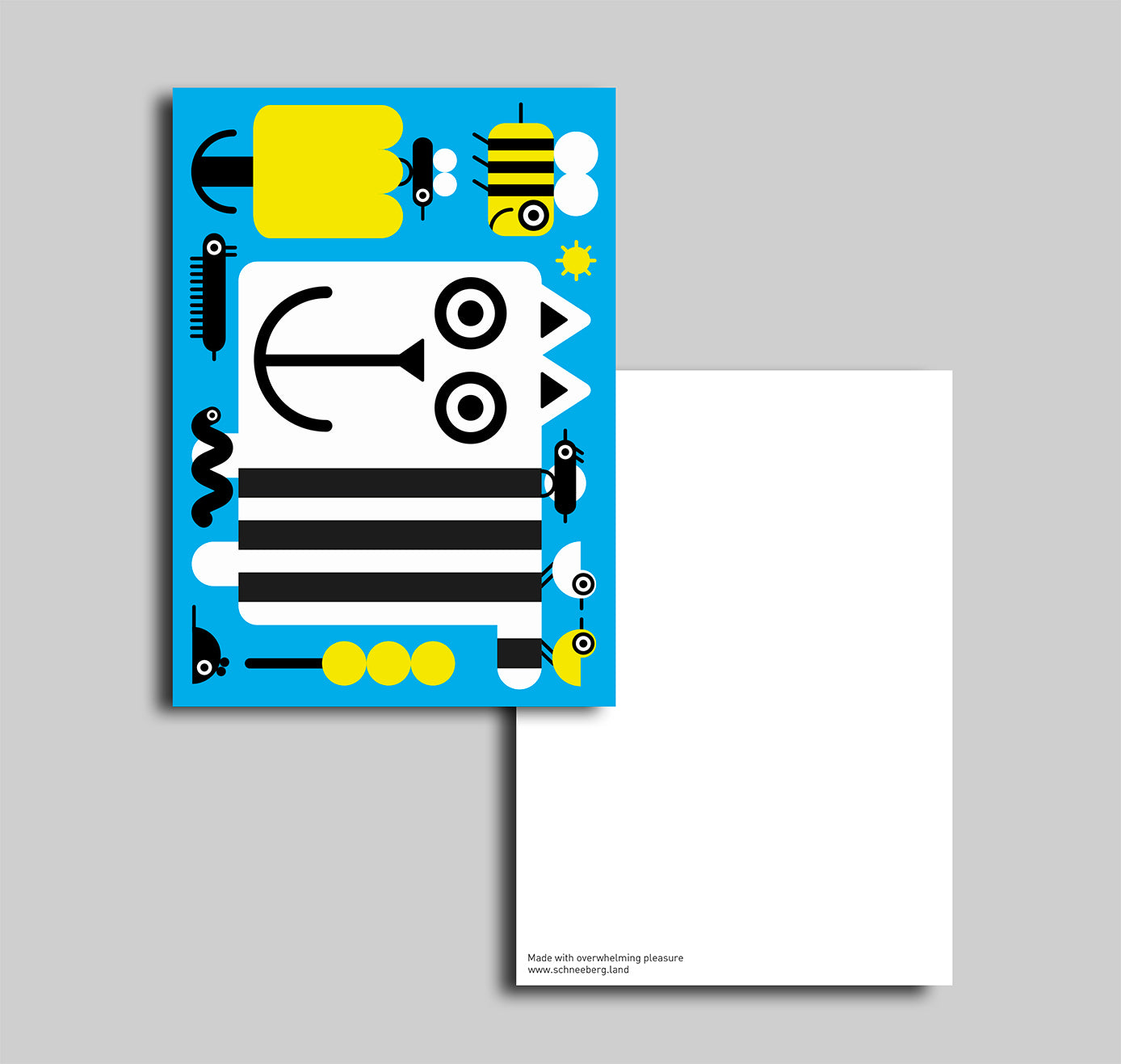 Anna-Lisa Schneeberger - Postkarte "Hi" (5 Stück)