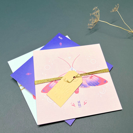 Sandra Staub - Postkartenset "Moths" (5 Stück)