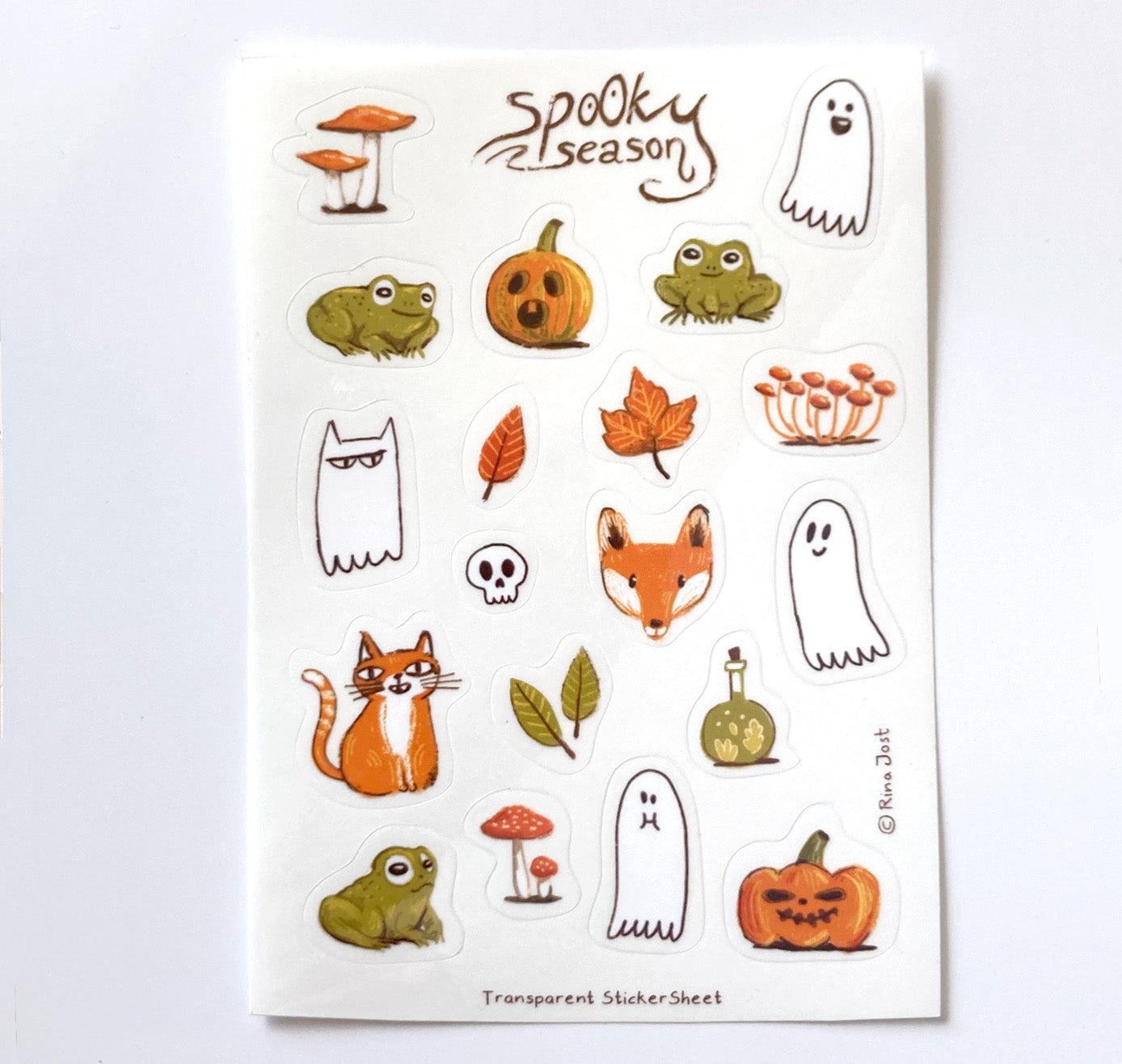 Rina Jost - Stickersheet "Spooky Season" (10 Stück)