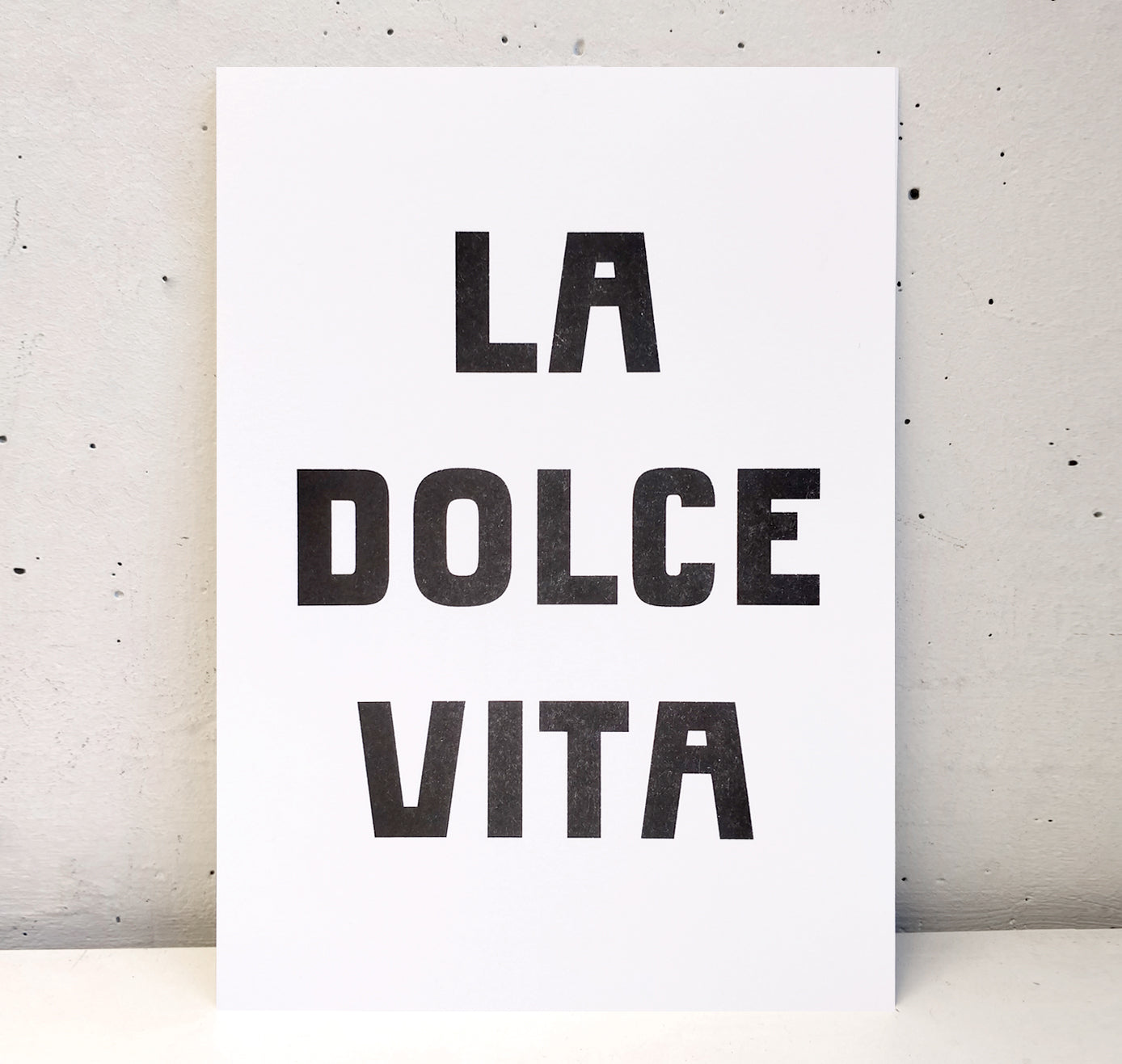 Studio Bitzi - Postkartenset Riso „La Dolce Vita“ (5 Stück)