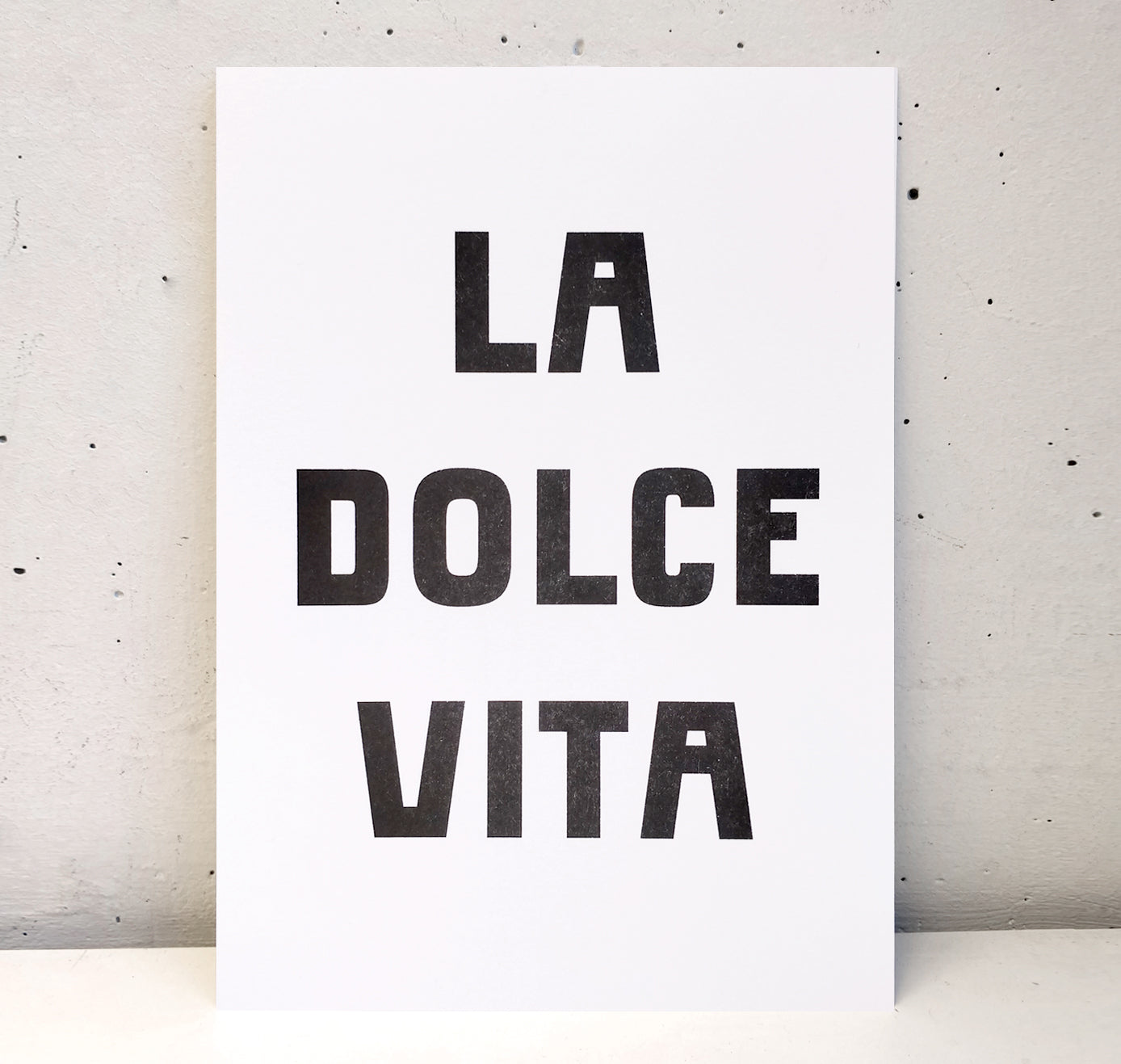 Studio Bitzi - Karte "La Dolce Vita" (5 Stück)
