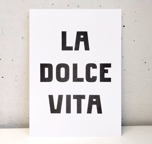Studio Bitzi - Karte "La Dolce Vita" (5 Stück)