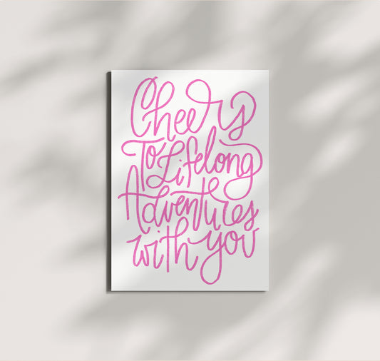 Pomba - Postkarte "Cheers to us 2.0" (10 Stück)