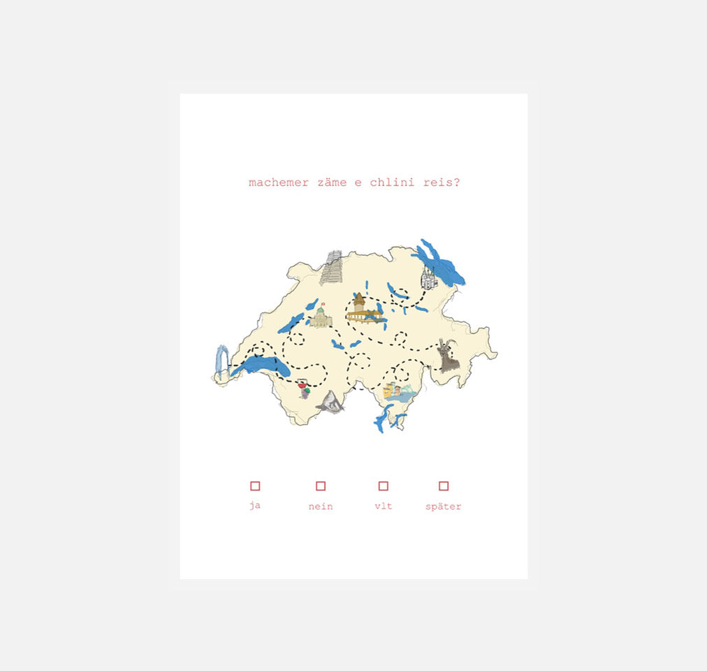gsichtlos - Postkarte "cherzezieh" (10 Stück)