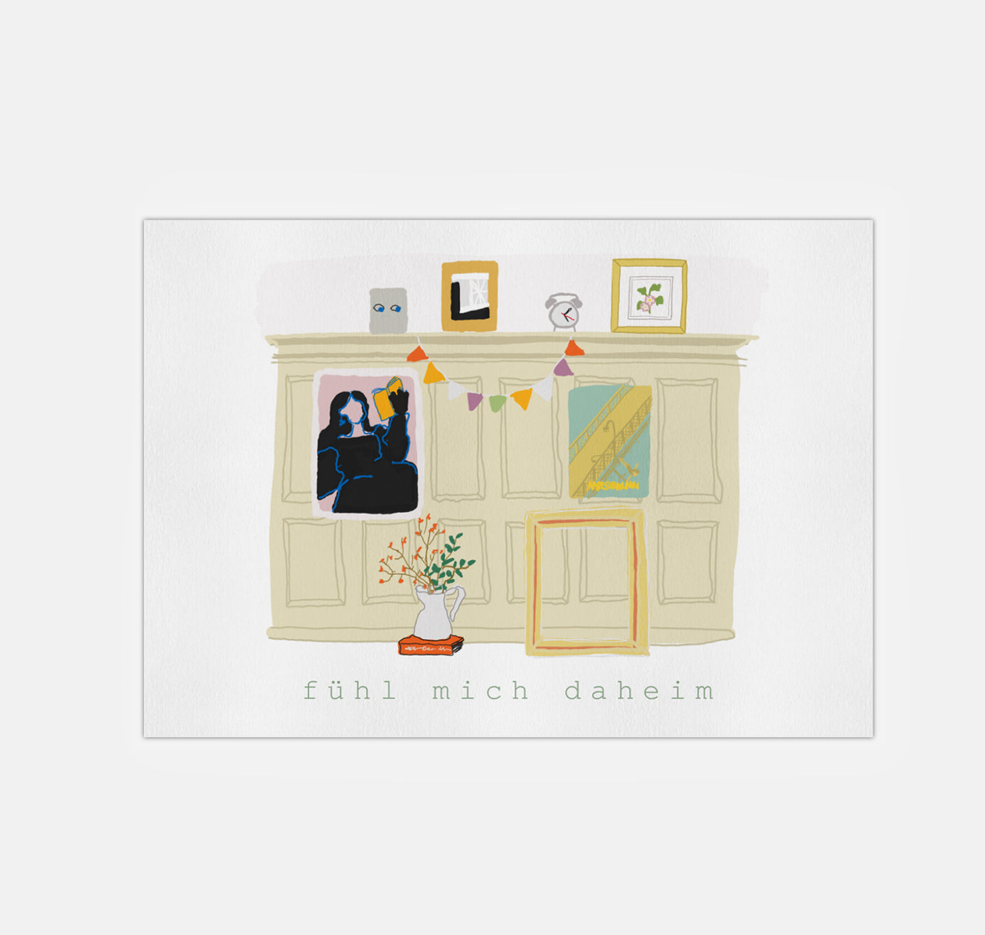 gsichtlos - Postkarte "Daheim" (10 Stück)