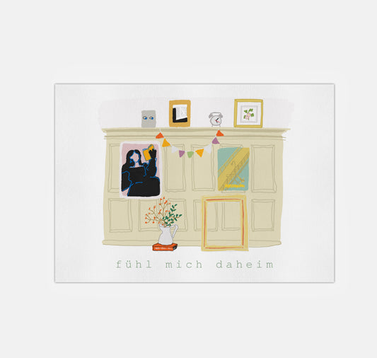 gsichtlos - Postkarte "Daheim" (10 Stück)