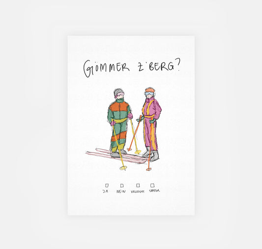 gsichtlos - Postkarte "Berg" (10 Stück)