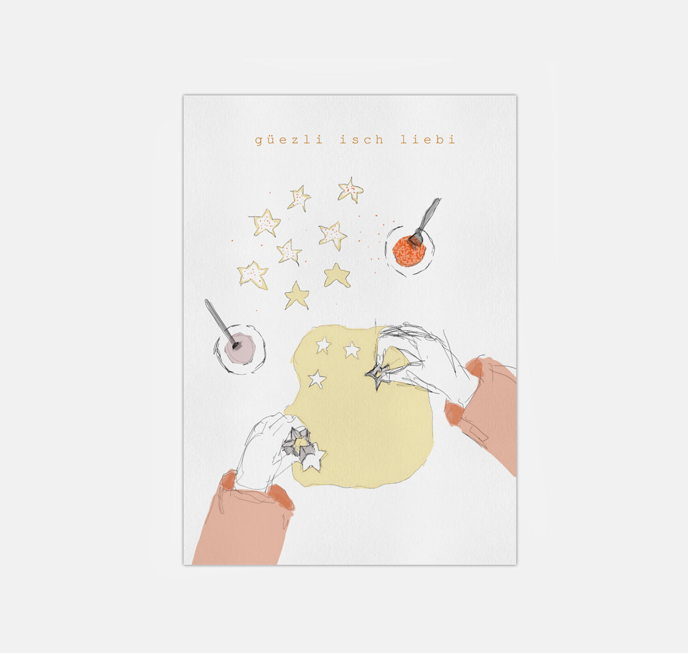 gsichtlos - Postkarte "güezli" (10 Stück)