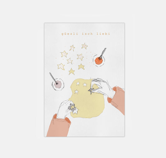 gsichtlos - Postkarte "güezli" (10 Stück)