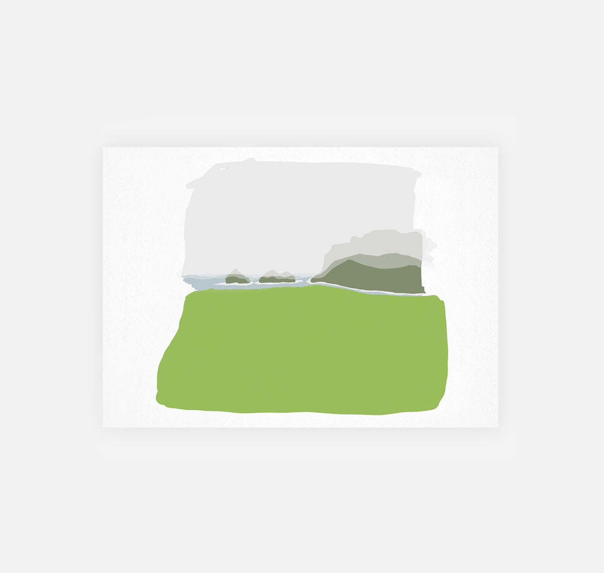 gsichtlos - Postkarte "Island" (10 Stück)