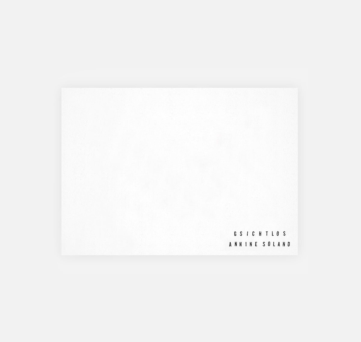 gsichtlos - Postkarte "Island" (10 Stück)
