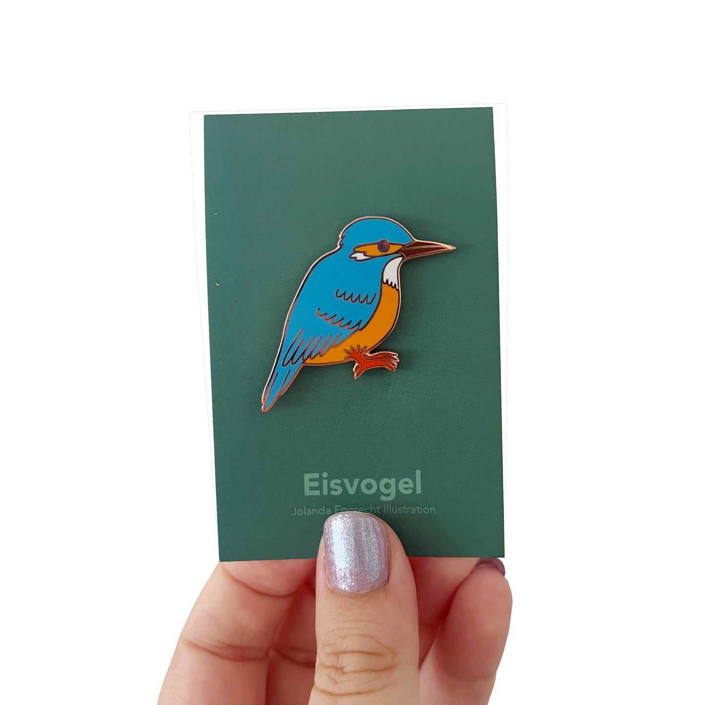 Jolanda Epprecht - Pin "Eisvogel" (5 Stück)