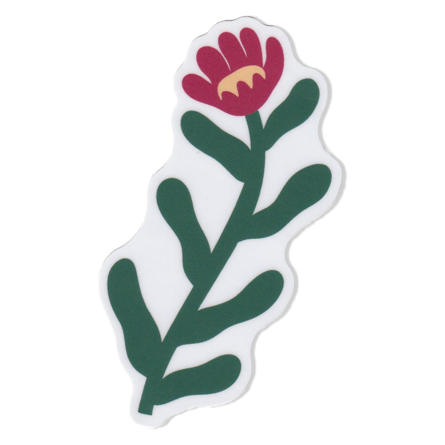 Jolanda Epprecht - Sticker "Rote Blume" (5 Stück)