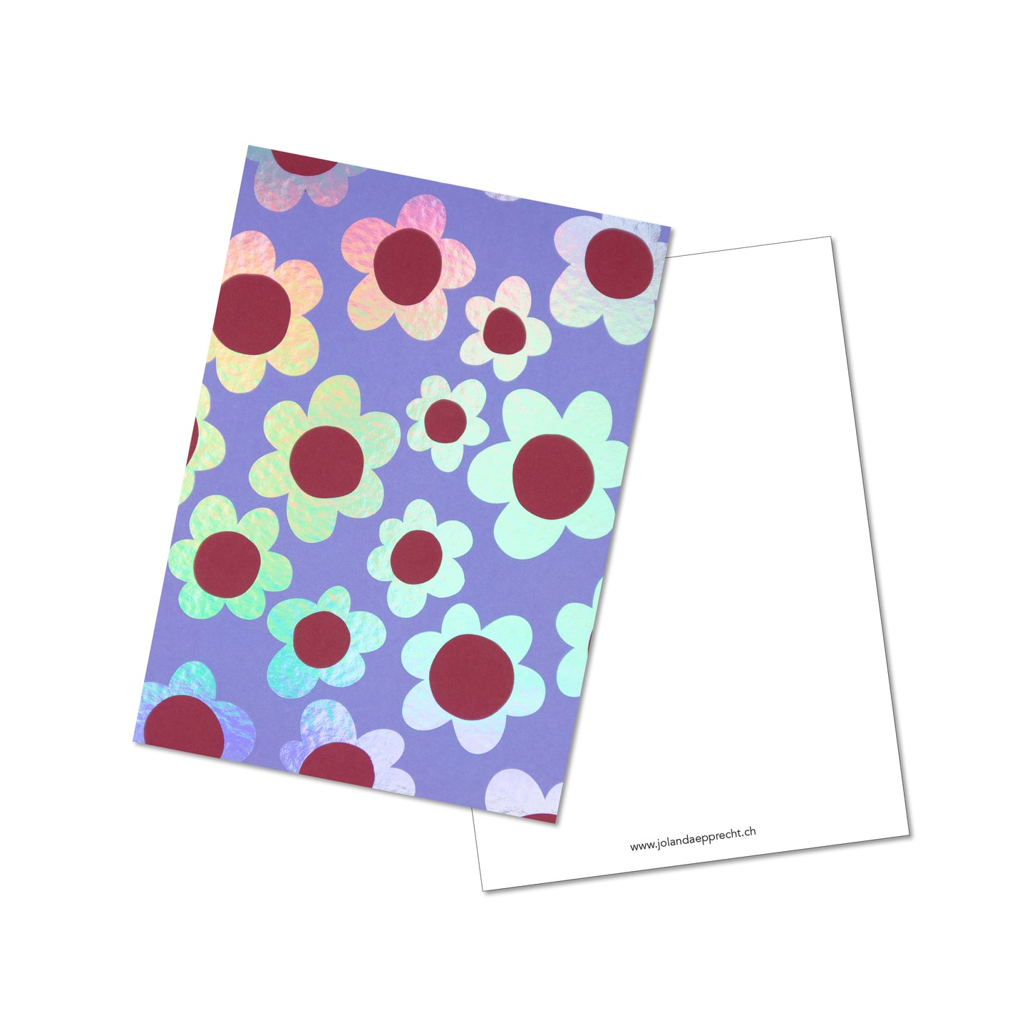 Jolanda Epprecht - Postkarte "Blümchen Holo" (5 Stück)
