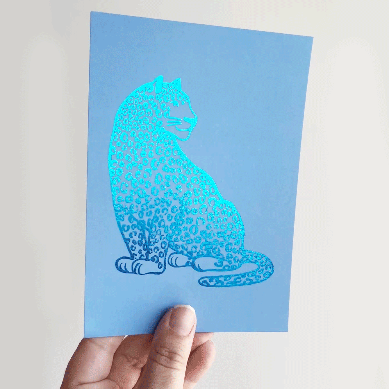 Jolanda Epprecht - Postkarte "Leo 4" (5 Stück)