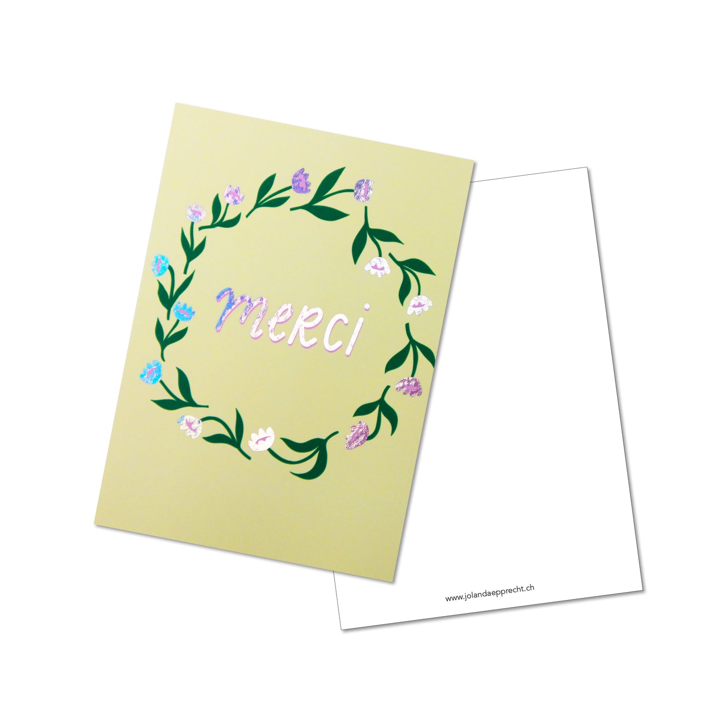 Jolanda Epprecht - Postkarte "Merci" (5 Stück)