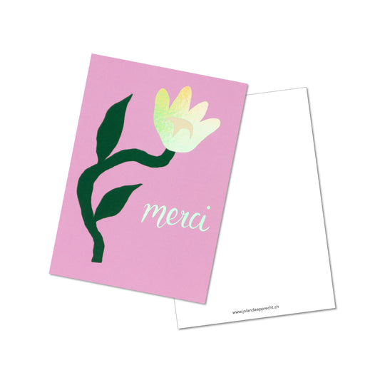 Jolanda Epprecht - Postkarte "Merci 2" (5 Stück)