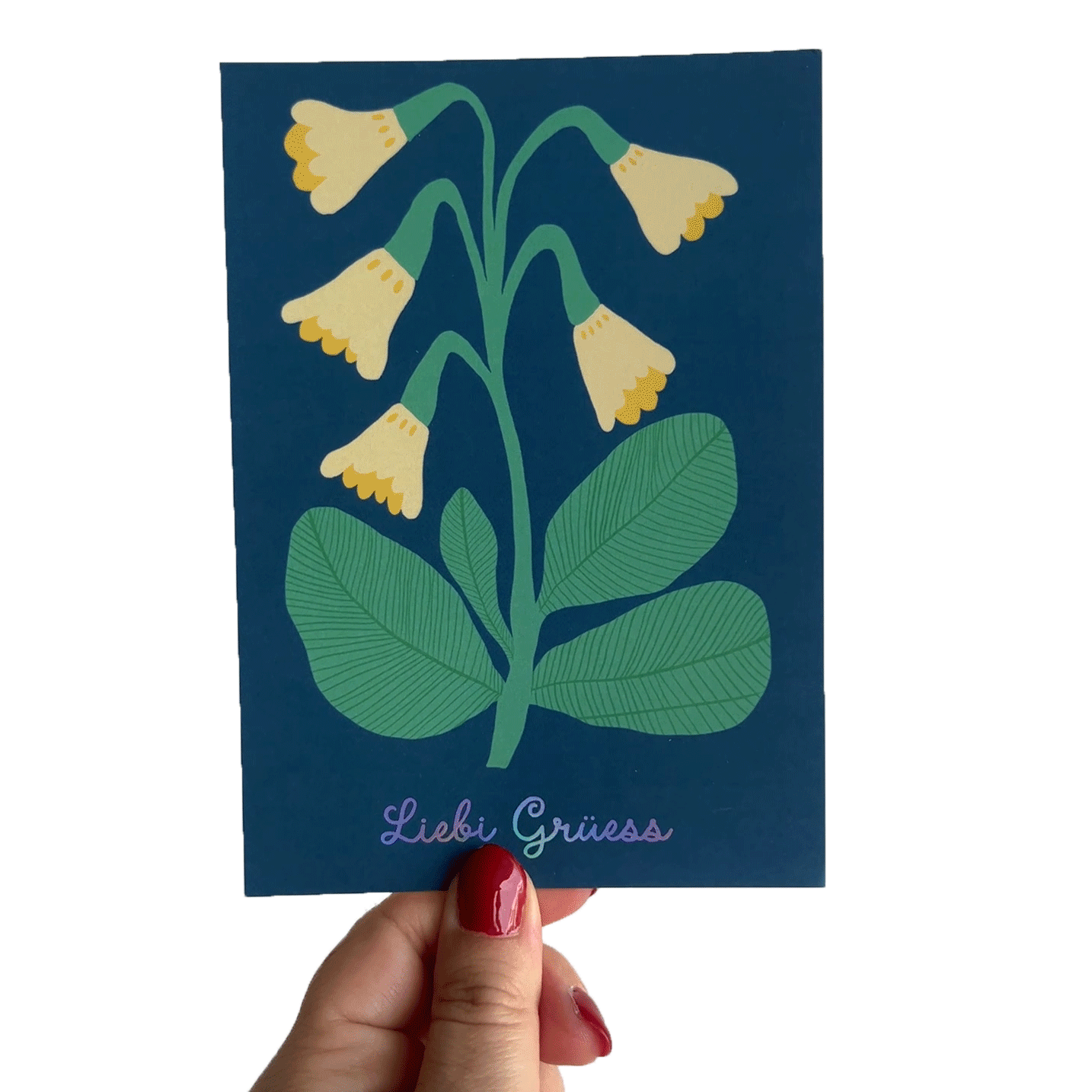 Jolanda Epprecht - Postkarte "Liebe Grüsse 1" (5 Stück)