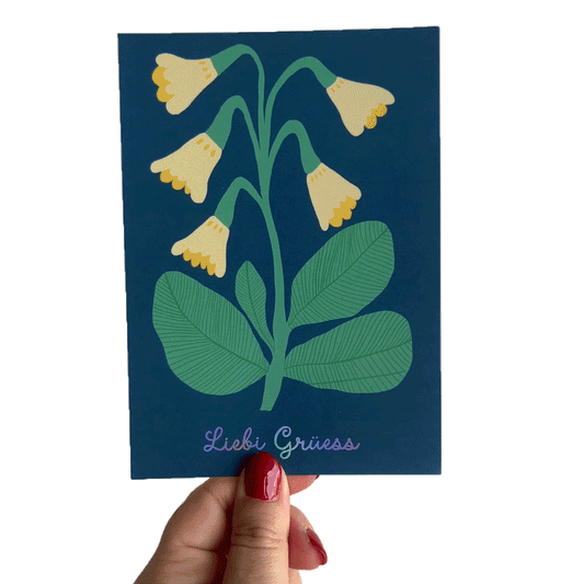 Jolanda Epprecht - Postkarte "Liebe Grüsse 1" (5 Stück)