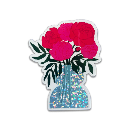 Jolanda Epprecht - Sticker "Pfingstrosenstrauss" (5 Stück)