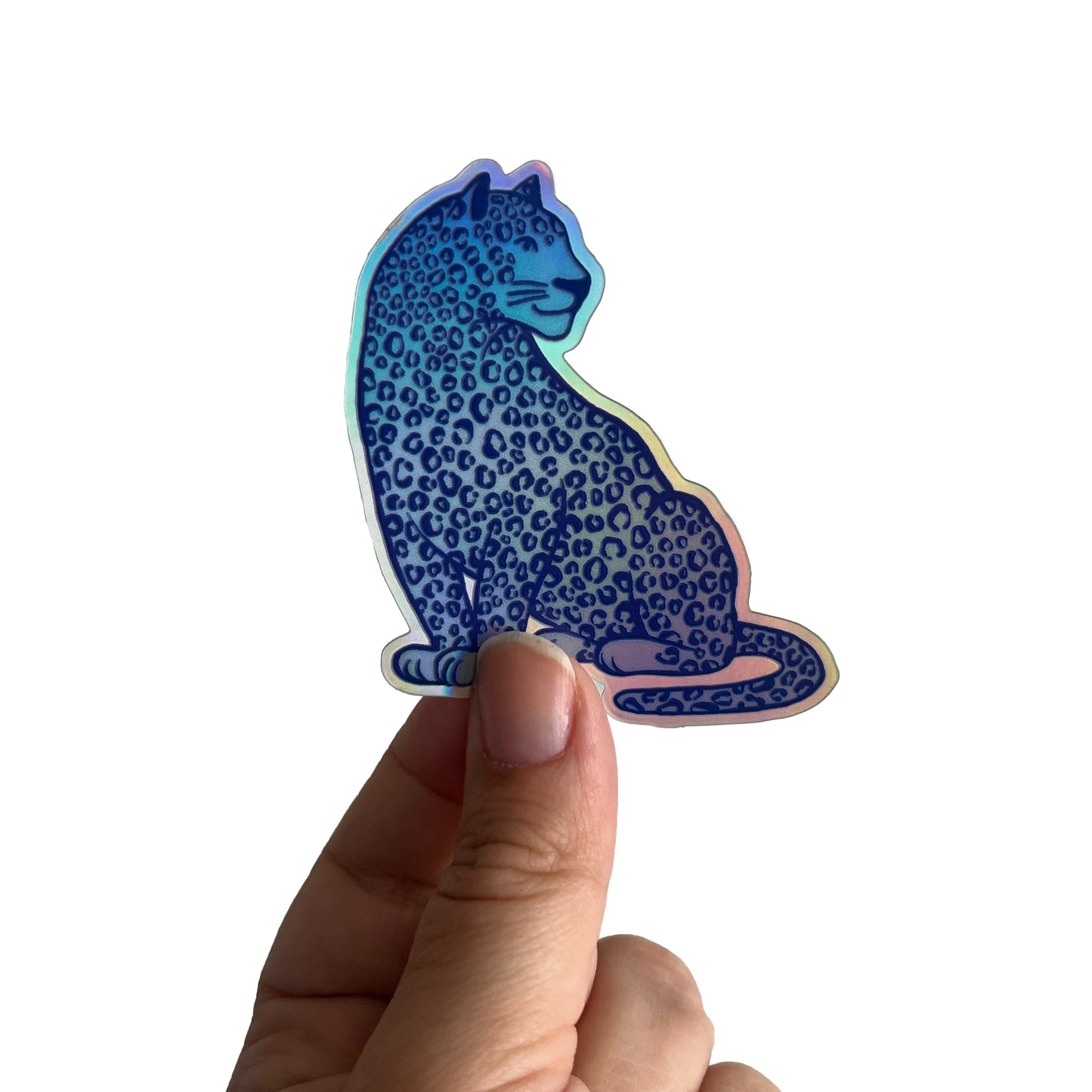 Jolanda Epprecht - Holografischer Sticker "Leopard" (5 Stück)