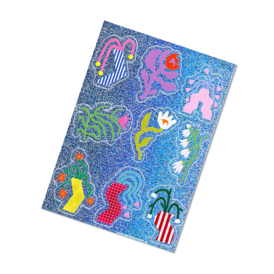 Jolanda Epprecht - Pixiedust Stickersheet „Vasen“ (5 Stück)