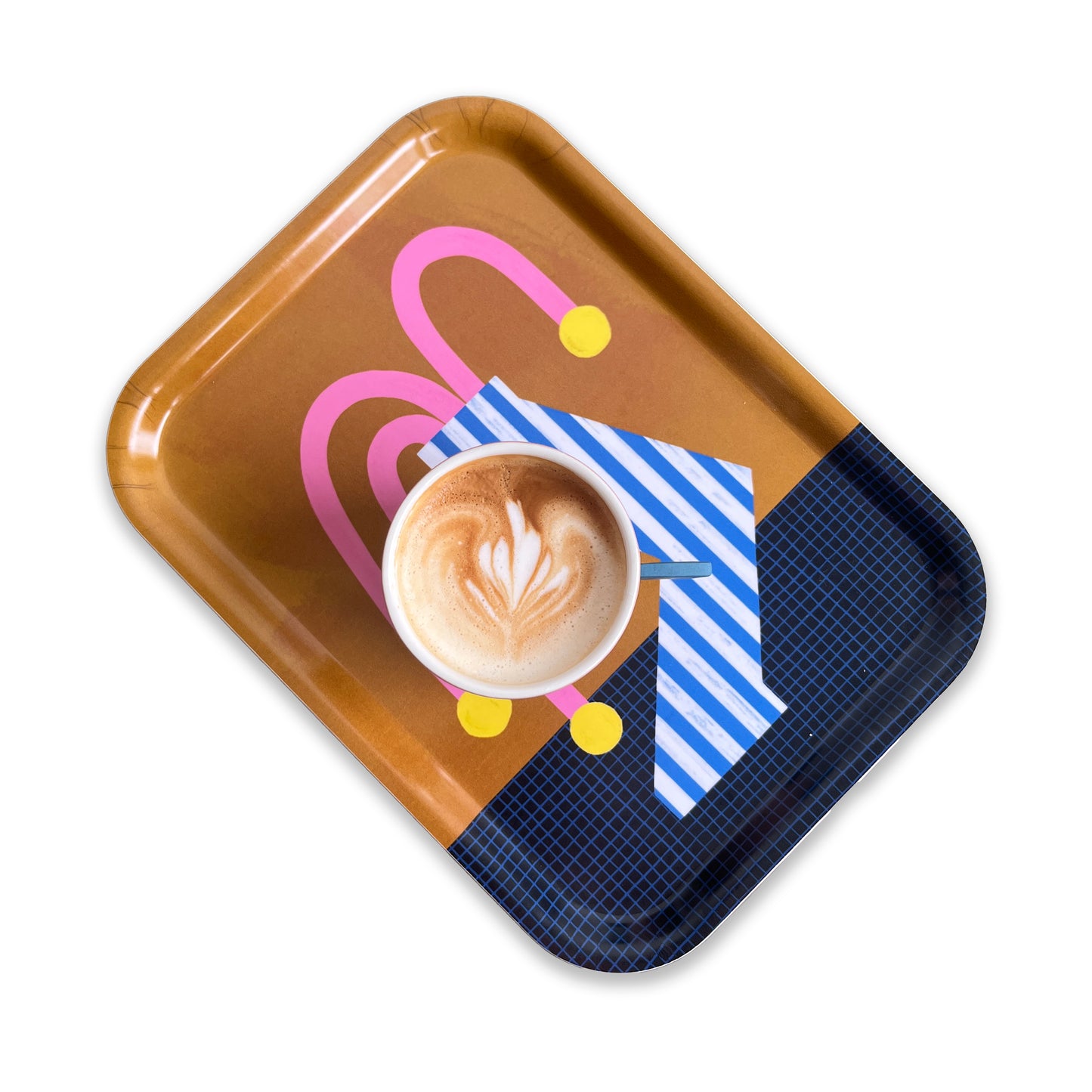 Jolanda Epprecht - Serviertablett "Gestreifte Vase" (5 Stück)